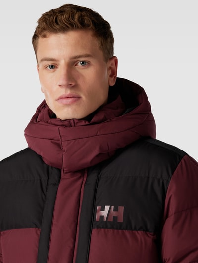 Helly Hansen Gewatteerd jack met labelprint, model 'EXPLORER' Bordeaux - 3