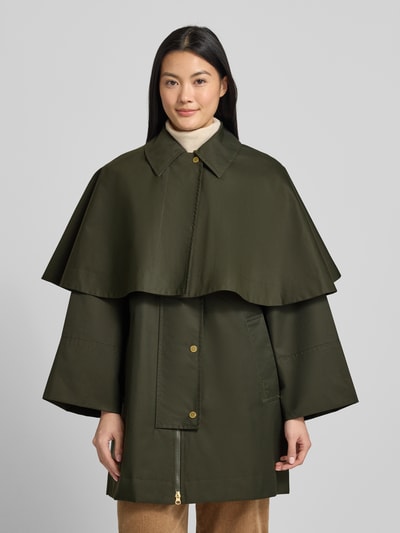 Barbour Relaxed Fit Funktionsmantel aus Baumwoll-Mix Modell 'FIA' Oliv 4