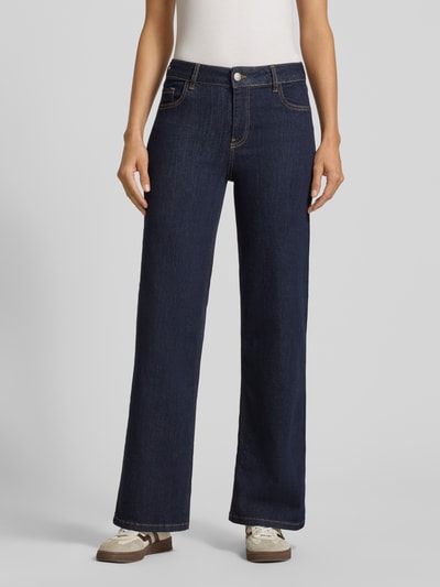 Soyaconcept Wide leg jeans in 5-pocketmodel, model 'Kimberly' Jeansblauw - 4