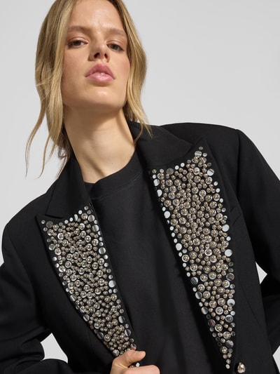 Rabanne Blazer mit Pattentaschen Black 3
