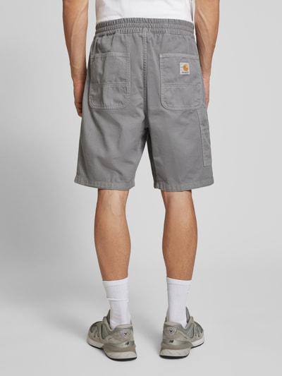 Carhartt Work In Progress Shorts mit elastischem Bund Modell 'FLINT' Stein 5