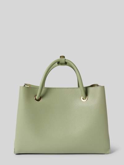 VALENTINO BAGS Handtasche mit Label-Detail in metallic Mint 3