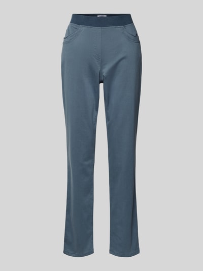 Raphaela By Brax Flared Fit Stoffhose aus Lyocell-Mix Modell 'Pamina' Hellblau 2