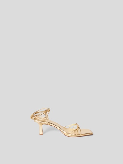 Aeyde Sandalette aus echtem Leder Gold 6