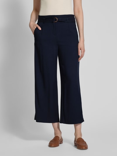 Christian Berg Woman Culotte mit Eingrifftaschen und Gürtel Dunkelblau 4