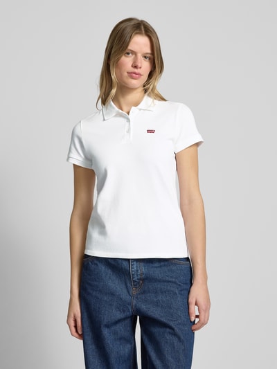 Levi's® 300 Poloshirt met labelpatch Wit - 4