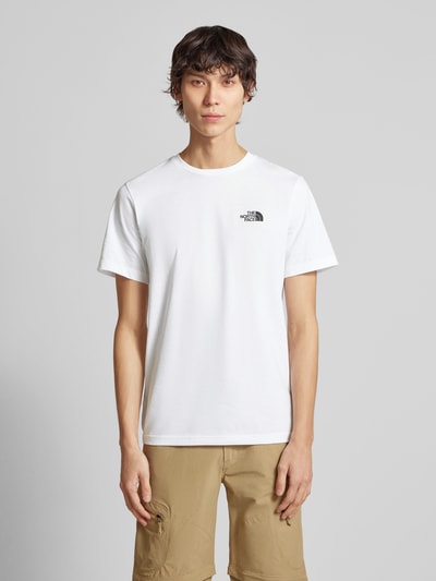 The North Face T-Shirt mit Label-Print Modell 'SIMPLE DOME' Weiss 4