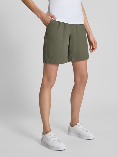 Soyaconcept Relaxed Fit Shorts mit elastischem Bund Modell 'Cissie' Khaki 4