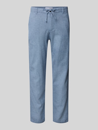 SELECTED HOMME Slim Tapered Fit Hose mit Leinen-Anteil Modell 'BRODY' Hellblau 2