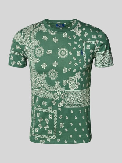 Polo Ralph Lauren Custom Slim Fit T-Shirt mit Rundhalsausschnitt Khaki 2