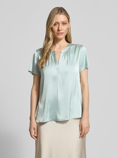 Betty Barclay Blusenshirt aus Satin mit V-Ausschnitt Mint 4