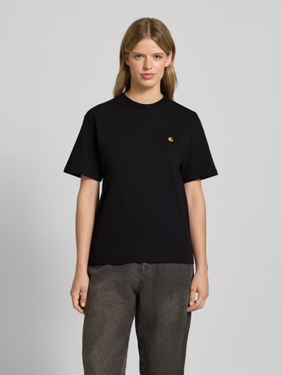 Carhartt Work In Progress Oversized T-Shirt mit Label-Stitching Black 4