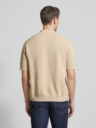 Selected Homme Koszulka polo o kroju relaxed fit z czystej bawełny model 'DANE' Złamany biały 5