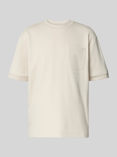 Lindbergh Oversized Sweatshirt mit Brusttasche Stein 2