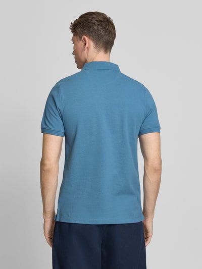 s.Oliver RED LABEL Koszulka polo z czystej bawełny o kroju regular fit Błękitny 5