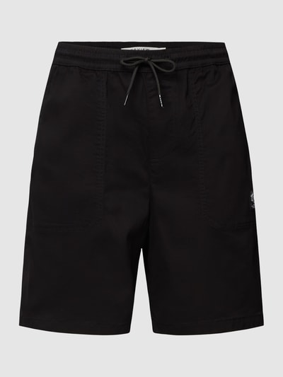 REVIEW Bermudas mit Label-Patch Black 2