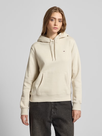 Tommy Jeans Hoodie mit Logo-Stitching Beige 4