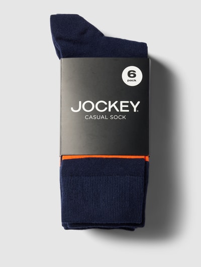 Jockey Sokken in een set van 6 paar met contraststrepen Marineblauw - 3