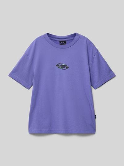 Quiksilver T-Shirt mit Rundhalsausschnitt Modell 'GLOBAL HEAT' Lila 1