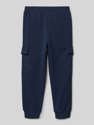 s.Oliver RED LABEL Regular Fit Jogpants aus Sweat mit Cargotaschen Marine 3