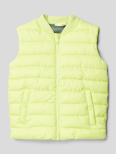 s.Oliver RED LABEL Bodywarmer met opstaande kraag Appeltjesgroen - 1