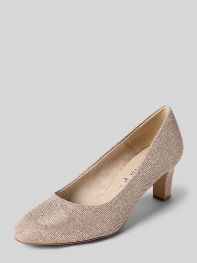 Tamaris Pumps met kegelvormige hak Roségoud - 1