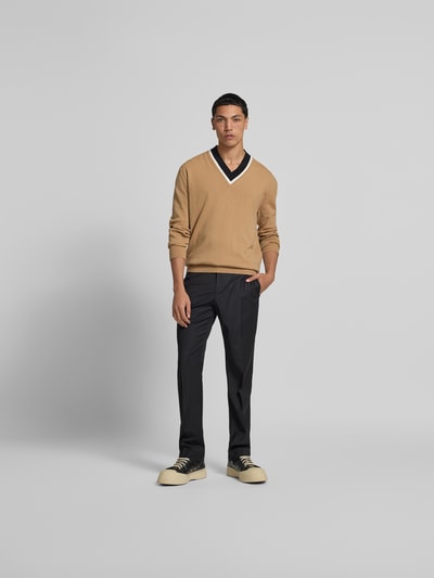 Filippa K Regular Fit Stoffhose aus Woll-Mix Black 1