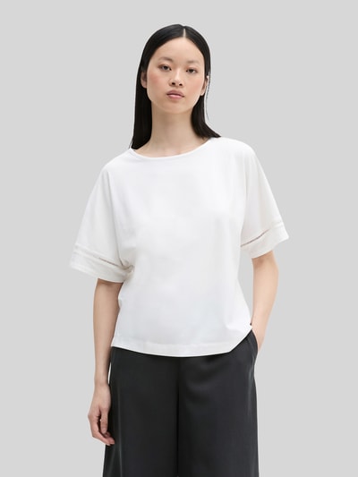 Marc O'Polo Relaxed Fit T-Shirts aus Baumwoll-Mix Weiss 4