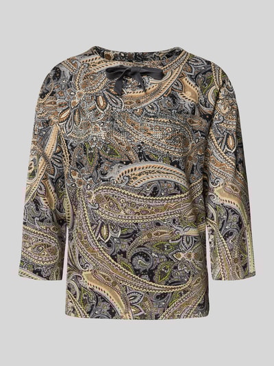 Betty Barclay Regular fit blouse van viscosemix, model 'September' Lichtgrijs - 2