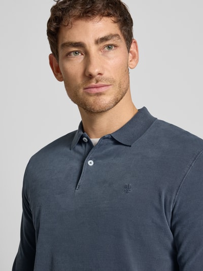 Marc O'Polo Regular Fit Poloshirt aus reiner Baumwolle Marine 3