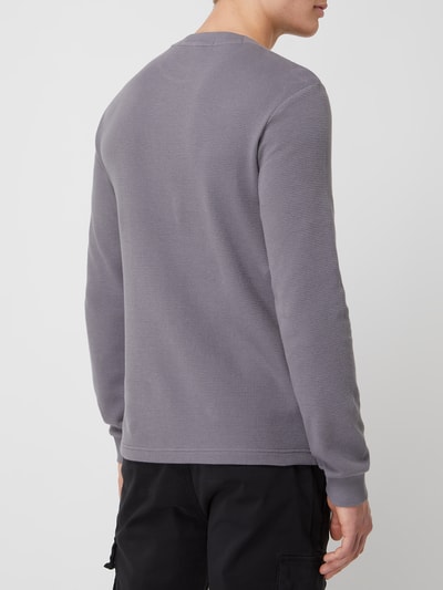 Calvin Klein Jeans Pullover aus Baumwolle Anthrazit 5