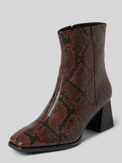 Tamaris Stiefeletten in Leder-Optik Dunkelbraun 1
