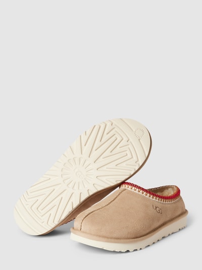 UGG Hausschuhe aus Leder mit Label-Detail Modell 'TASMAN' Sand 3