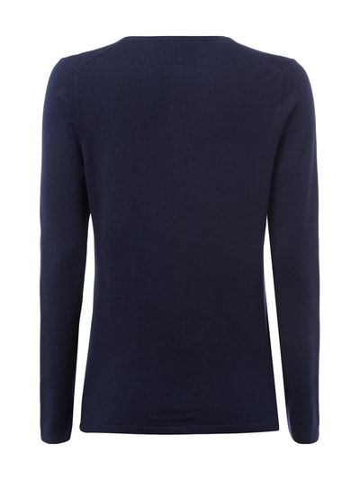 Tommy Hilfiger Pullover 'IVY' mit geripptem V-Ausschnitt Marine 5