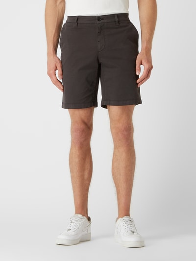 Armedangels Chino-Shorts mit Stretch-Anteil Modell 'Daante' Anthrazit 4