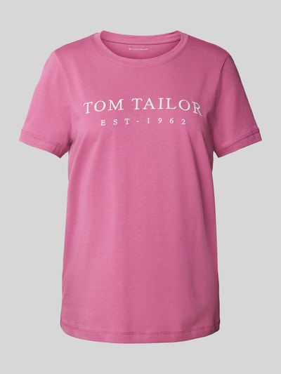 Tom Tailor T-Shirt mit Rundhalsausschnitt  Pink 2