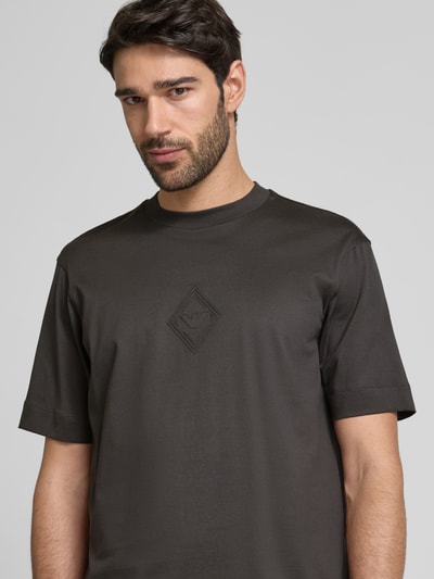 Emporio Armani T-Shirt mit Logo-Detail Anthrazit 3