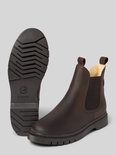 Tamaris Chelseas aus echtem Rindsleder Dunkelbraun 4