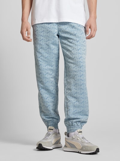 PUMA PERFORMANCE Sweatpants met all-over motief Lichtblauw - 4