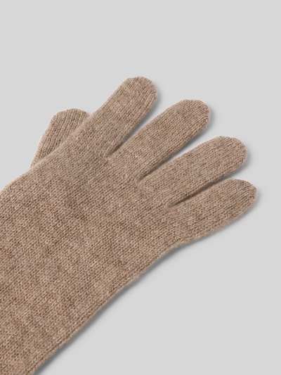 Fraas Kasjmier handschoenen met labelapplicatie Beige - 3