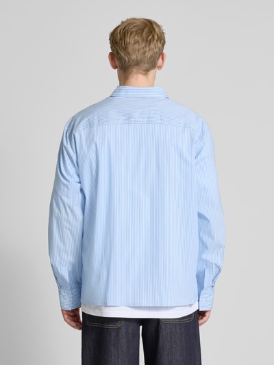 Pegador Oversized Freizeithemd mit Knopfleiste Hellblau 5