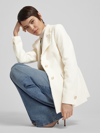 WHITE LABEL Blazer met structuurmotief Offwhite - 3