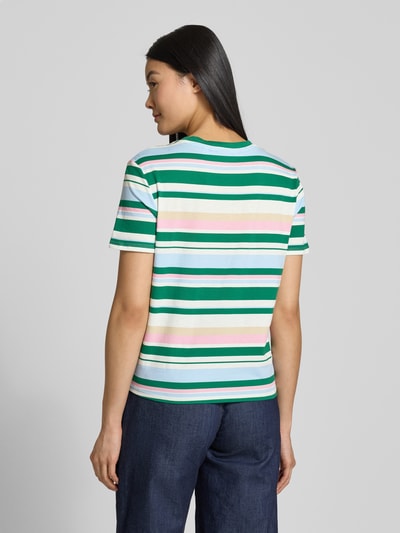 Tom Tailor Denim Regular Fit T-Shirt mit Knoten-Detail Offwhite 5