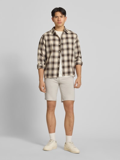 ONLY & SONS Regular Fit Bermudas aus Viskose-Mix Modell 'MARK' Beige 1