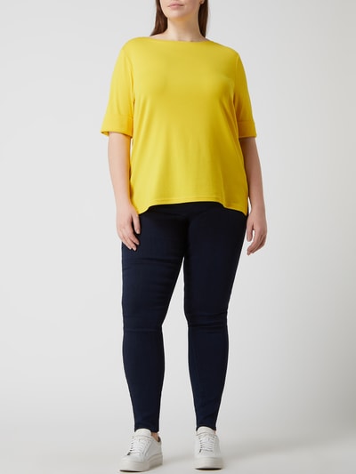 Lauren Ralph Lauren Curve PLUS SIZE T-Shirt mit 1/2-Arm Modell 'Judy'  Gelb 1