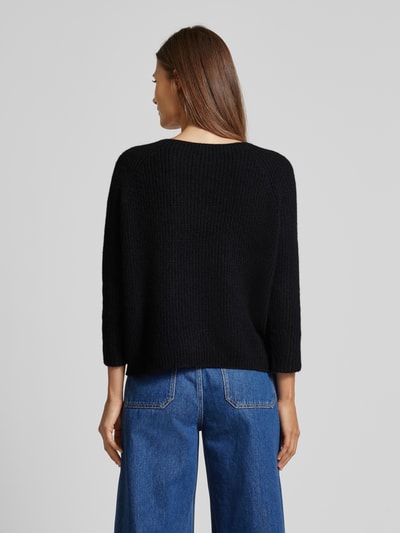 Weekend Max Mara Strickpullover mit Rundhalsausschnitt Modell 'XENO' Black 5