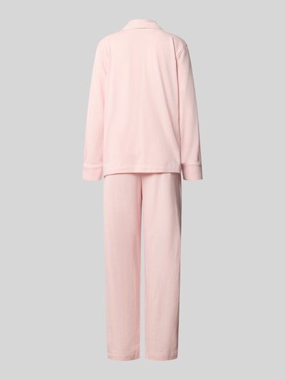 Lauren Ralph Lauren Regular Fit Pyjama-Set aus reiner Baumwolle Rosa 3