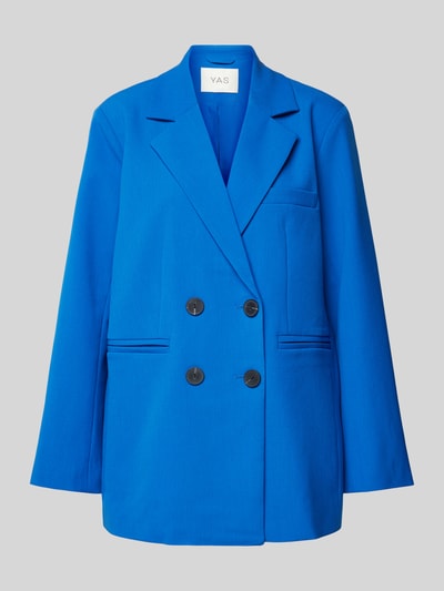 YAS Oversized Blazer mit Reverskragen Modell 'LIKKA' Blau 2