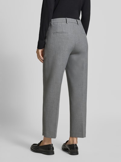 Cambio Stoffhose mit Bügelfalte Modell 'KRYSTAL' Hellgrau Melange 5