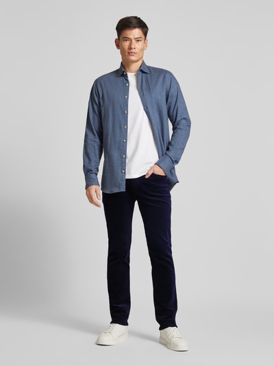 bugatti Modern Fit Jeans im 5-Pocket-Design Marine 1